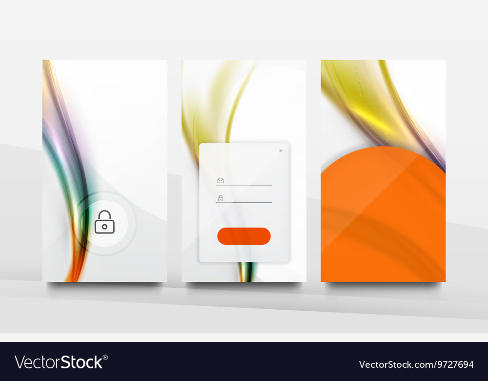 Mobile background ui Royalty Free Vector Image