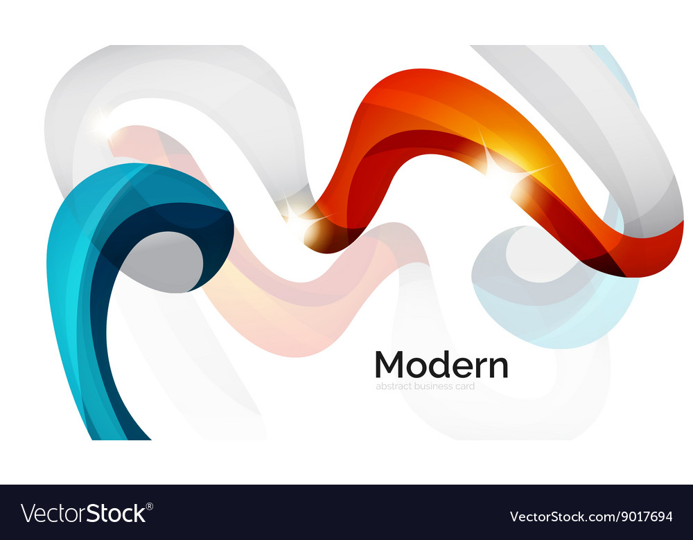Smooth wave line abstract background