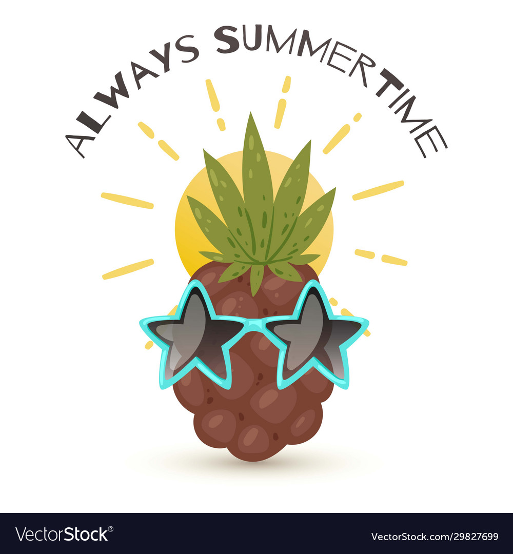 Immer Sommerzeit Ananas