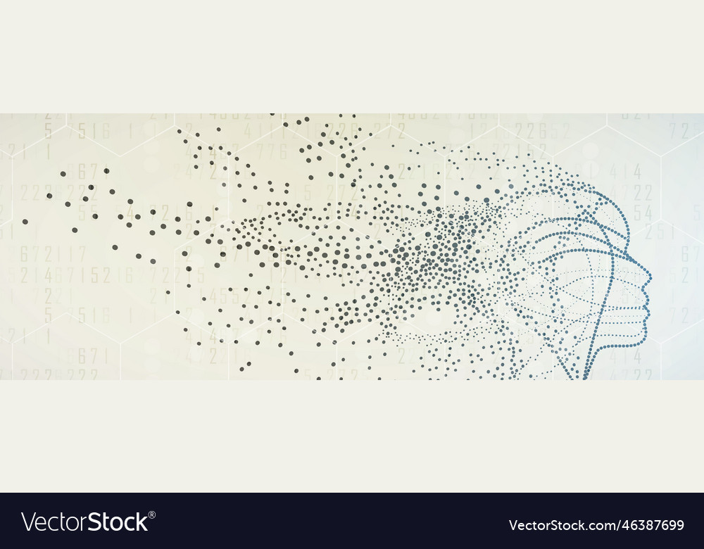 Artificial intelligence technology web background