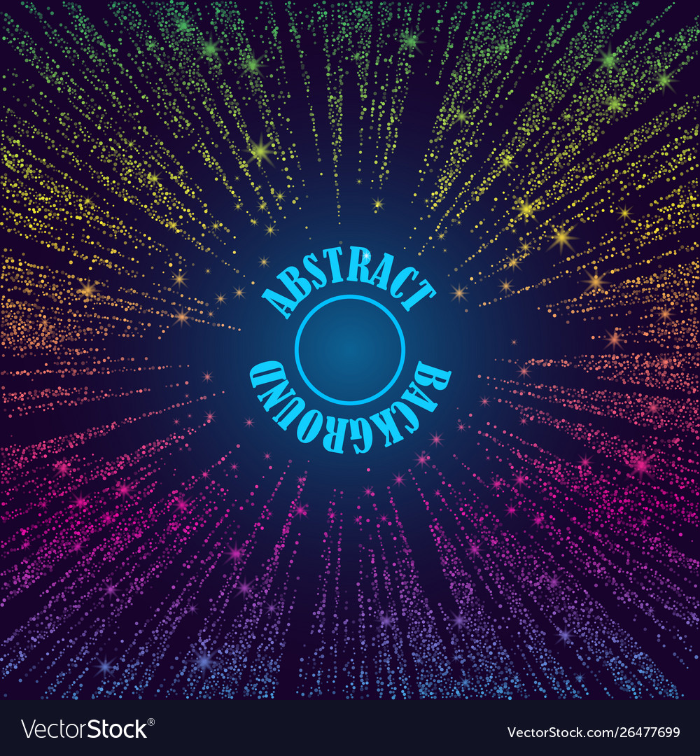 Dynamic abstract scattering particles background vector image Dynamic abstract scattering particles background