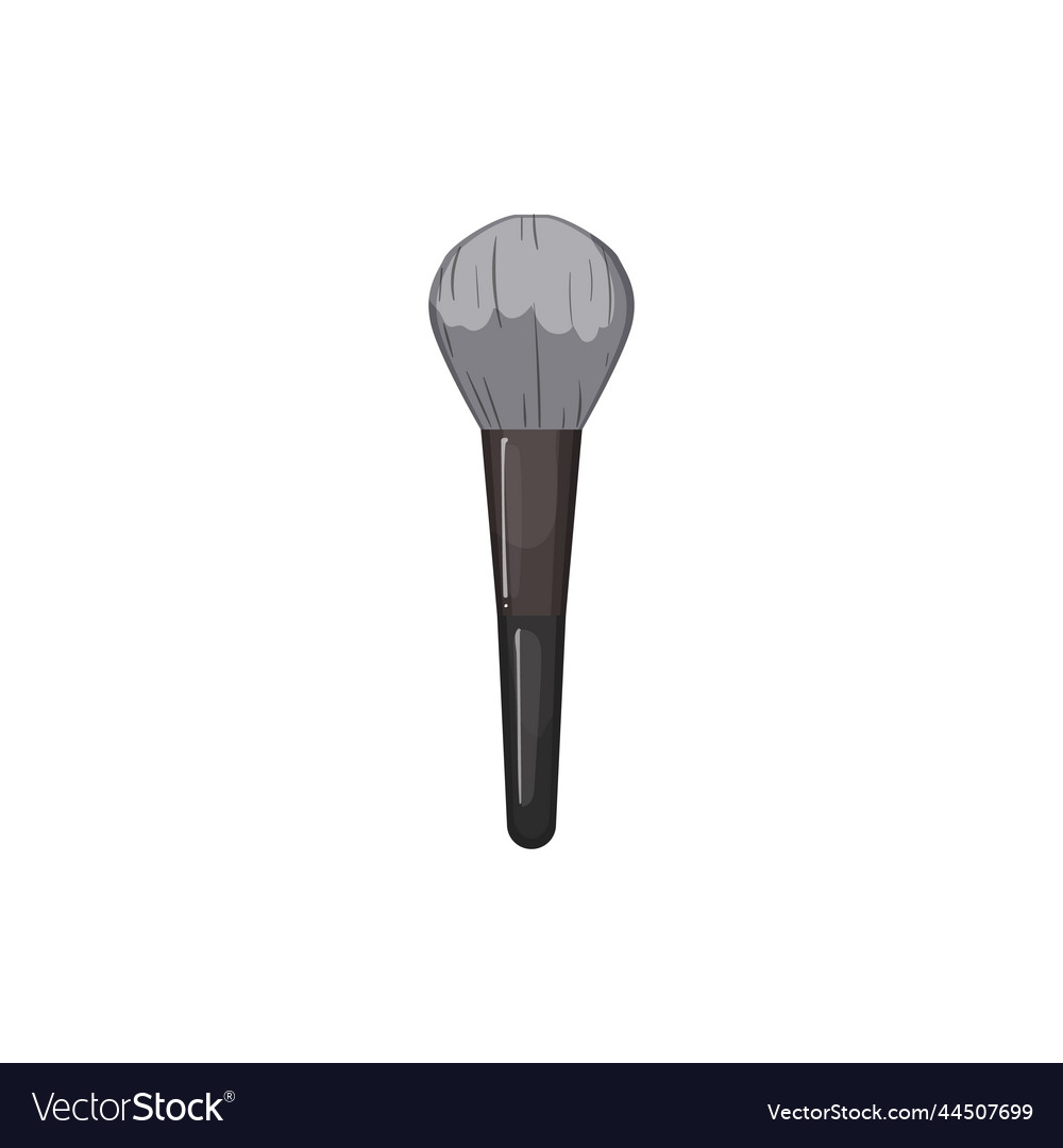 Facial cosmetic brush cartoon