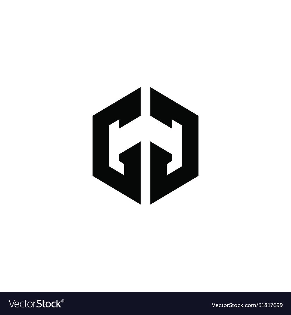 Initial letter gg or g logo design template Vector Image