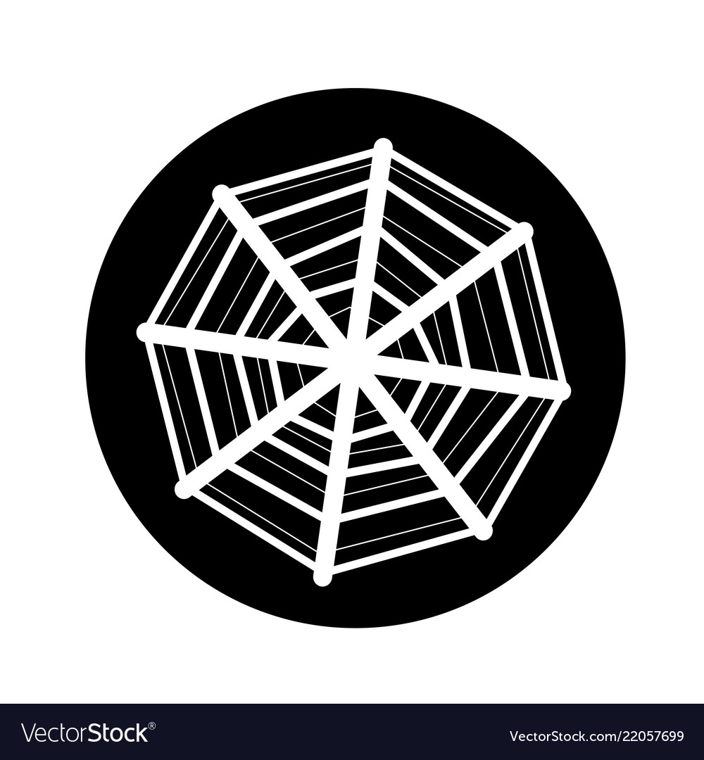 Web net spiderweb icon design