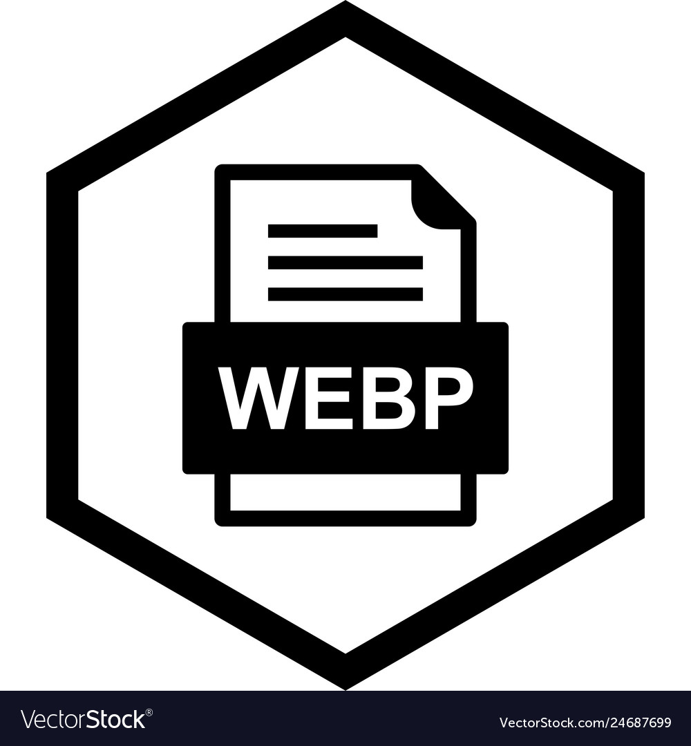 Webp file document icon