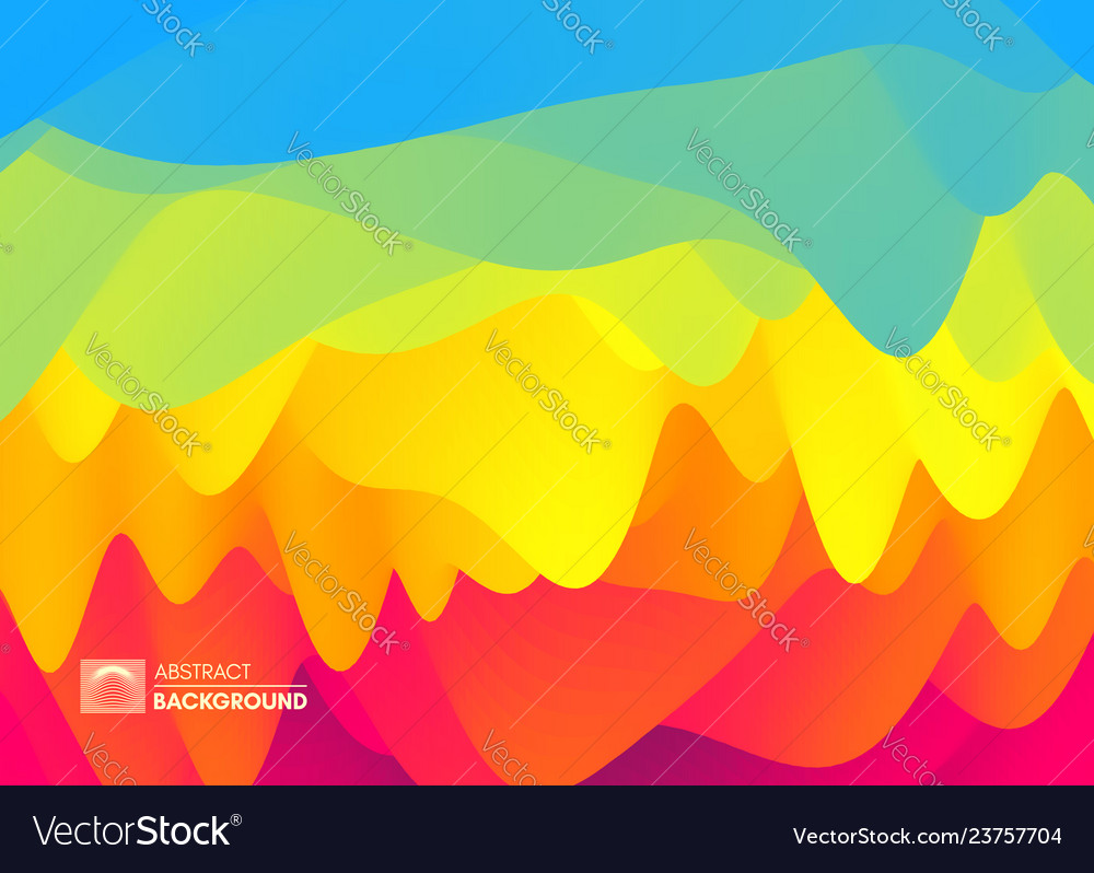 Abstract wavy background with dynamic effect