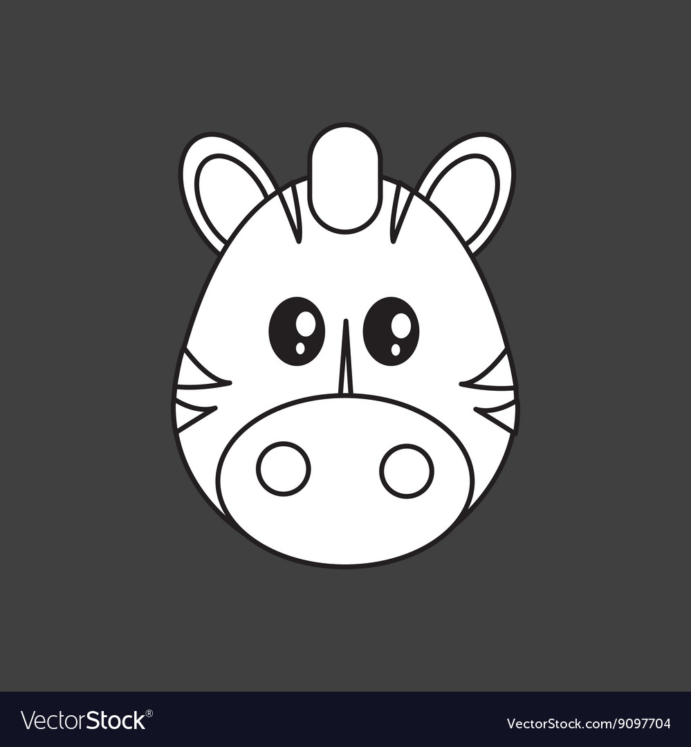 Animal face design cartoon icon