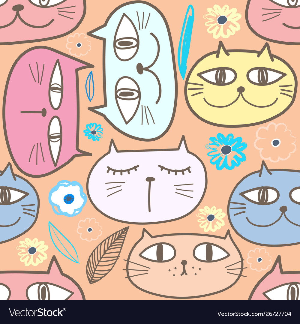 Charming Cat Pattern