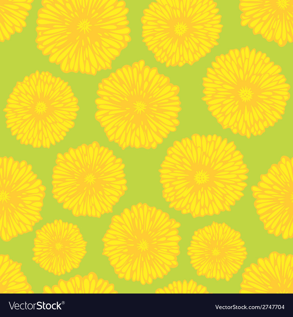 Dandelion Flower Pattern
