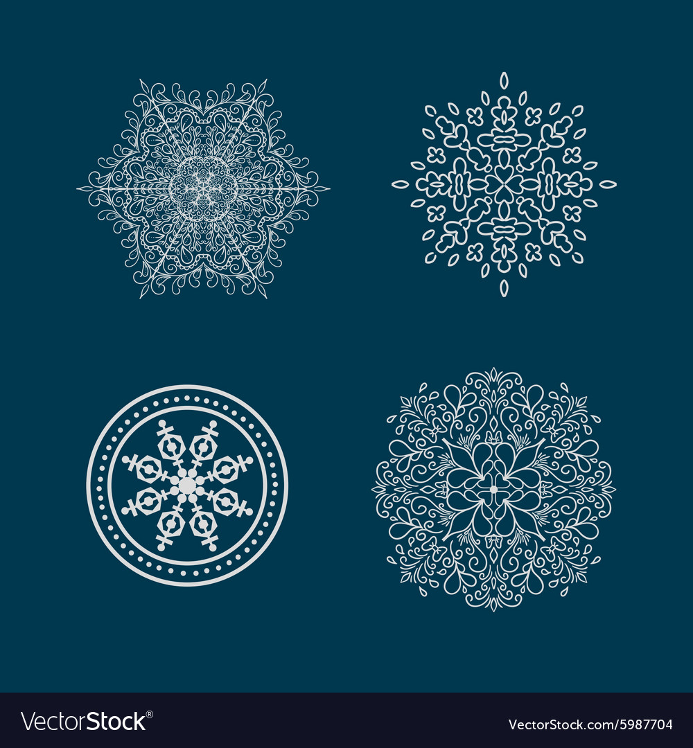 Elegant Snowflake Patterns