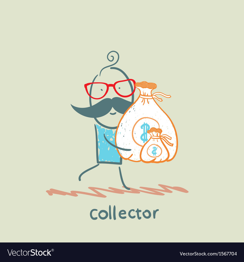 Man Running with Money Bag