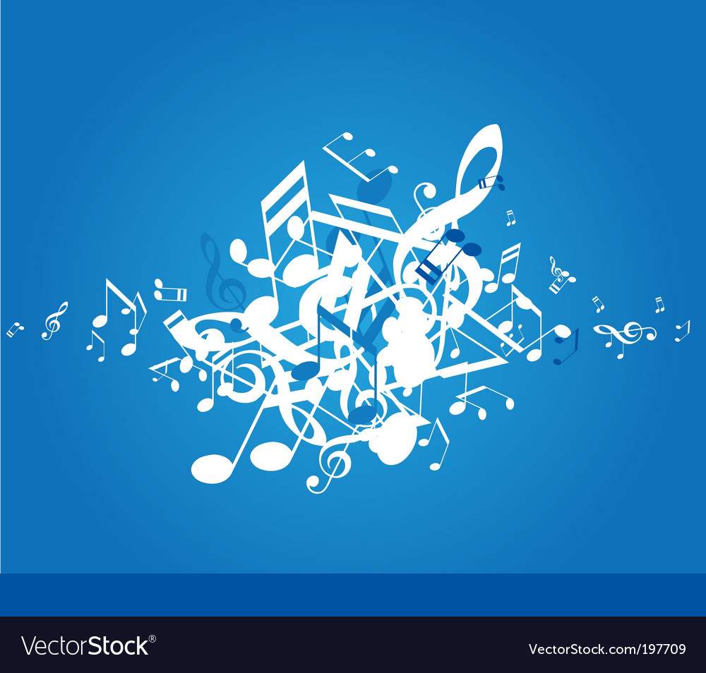 Abstract background with tunes