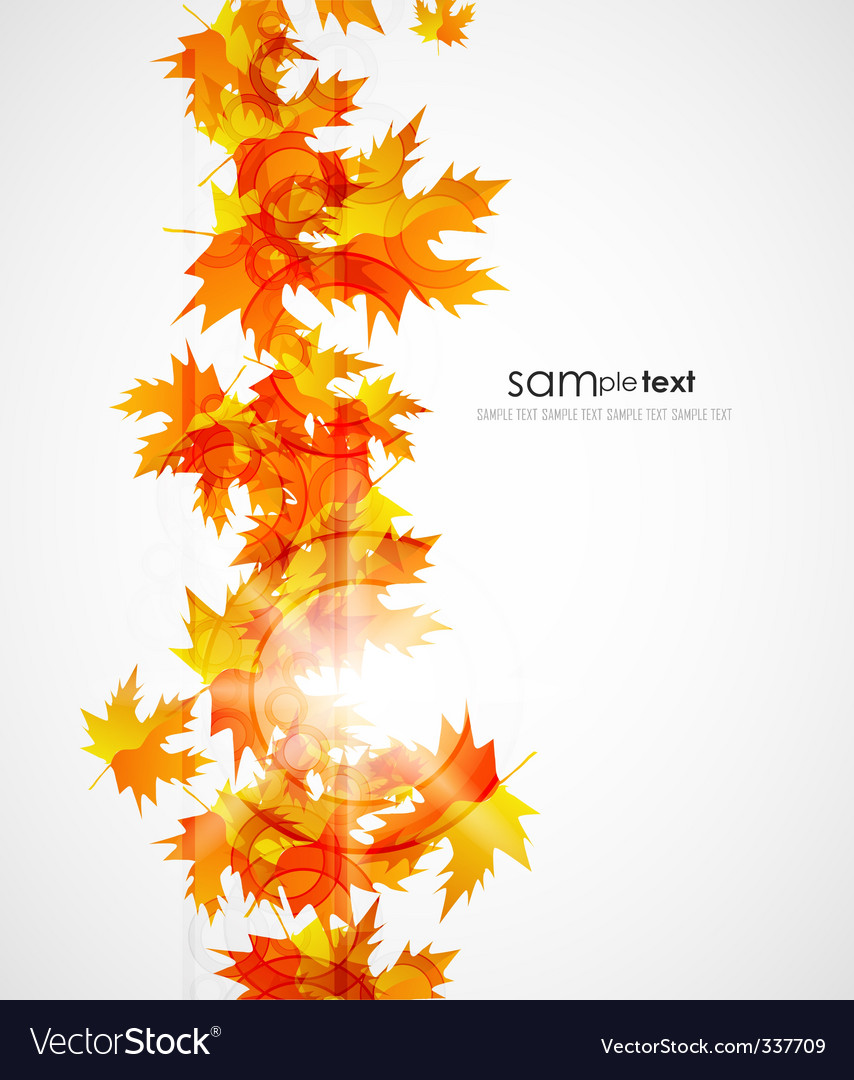 Autumn leaves background