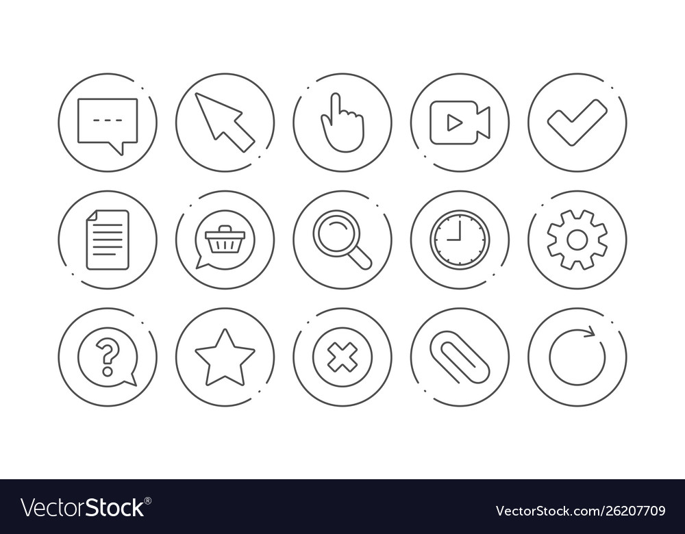 Document time and question mark line icons