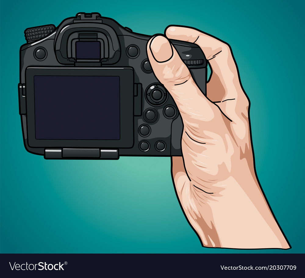 Person Holding Kamera