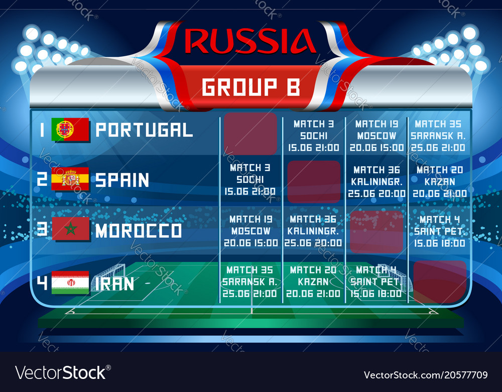 russia-world-cup-group-b-wallpaper-royalty-free-vector-image