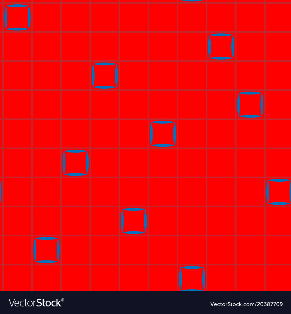 Squares in grid chaotic seamless pattern 102