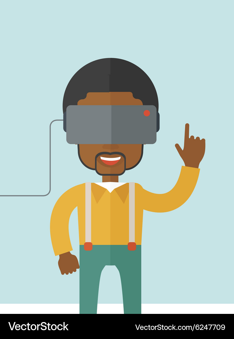 Virtual relaity headset Royalty Free Vector Image