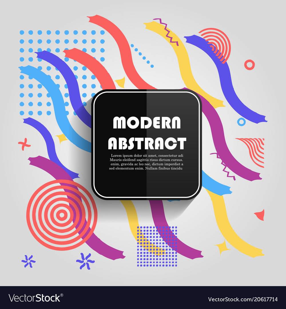 Abstract colorful geometric pattern design