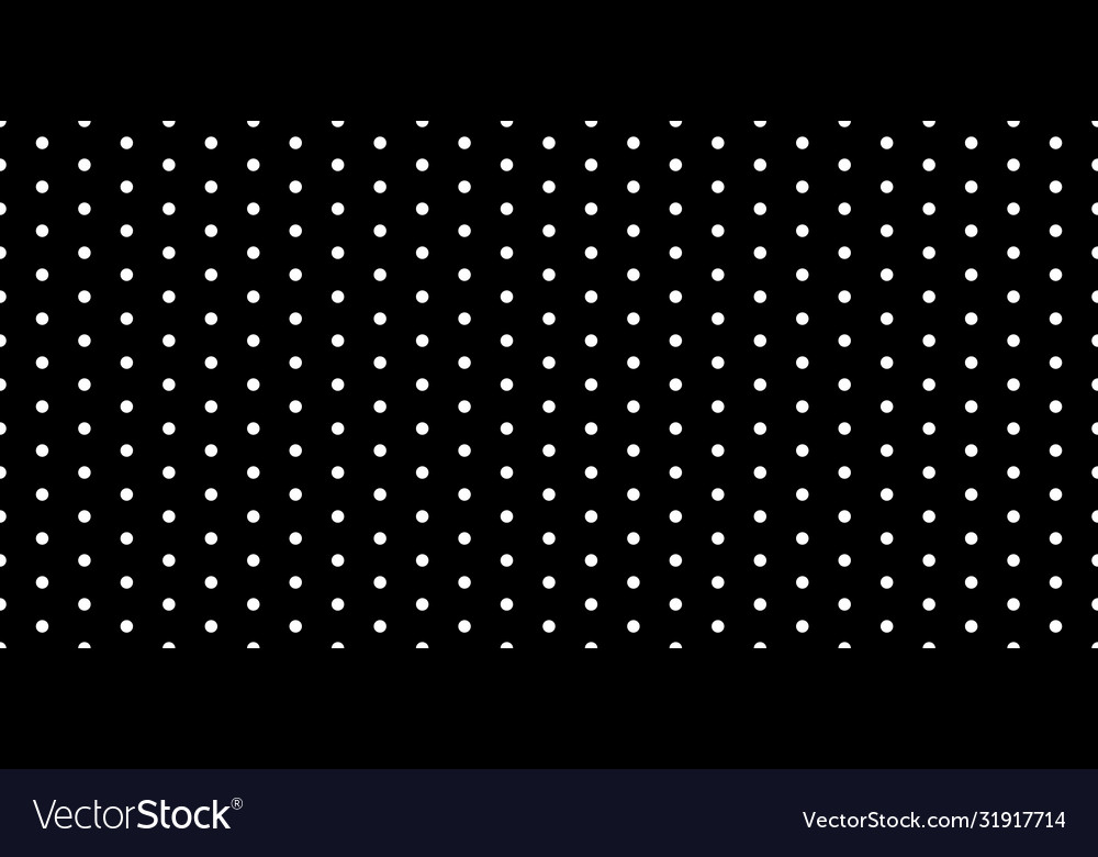 Black and white polka dot pattern wave