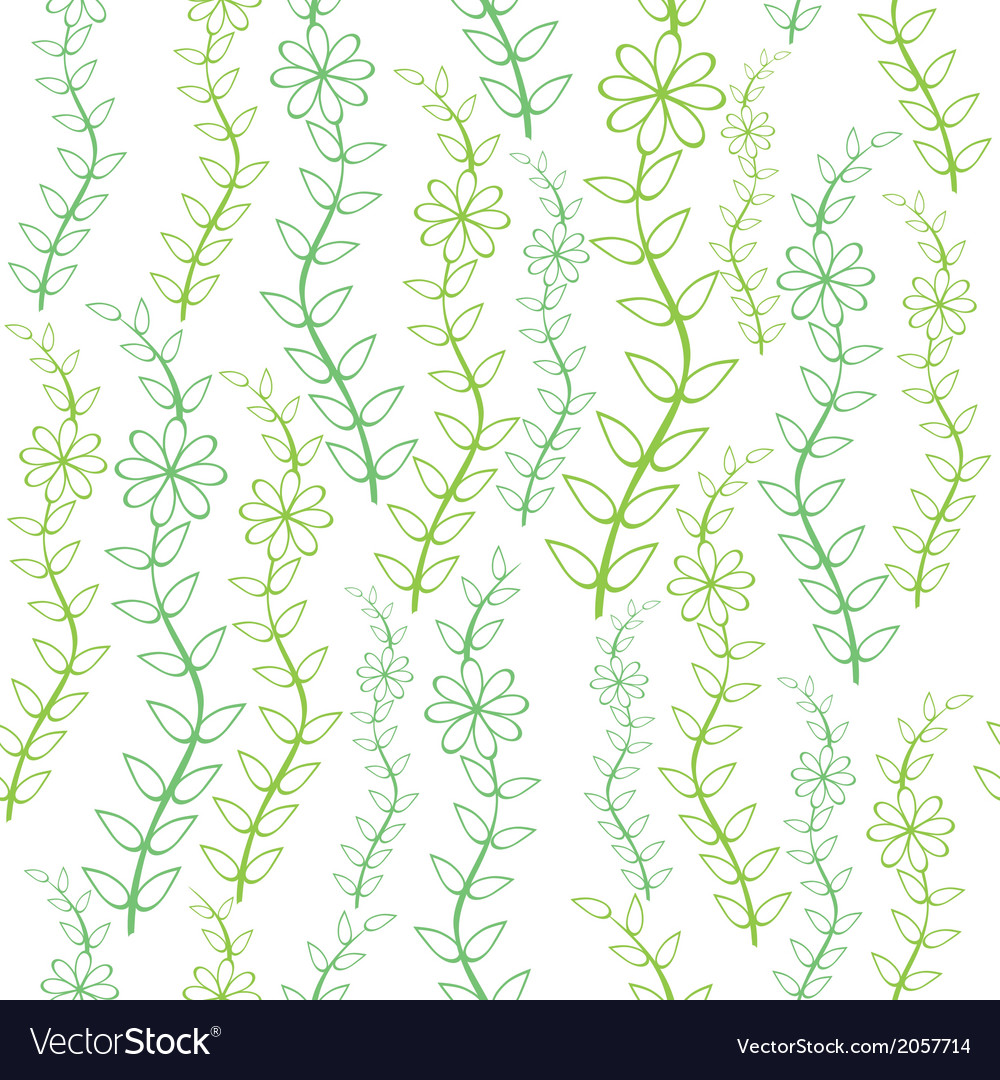 Colorful floral seamless pattern in cartoon style