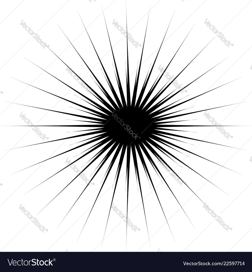 Concentric radial element radiating abstract Vector Image Concentric radial element radiating abstract