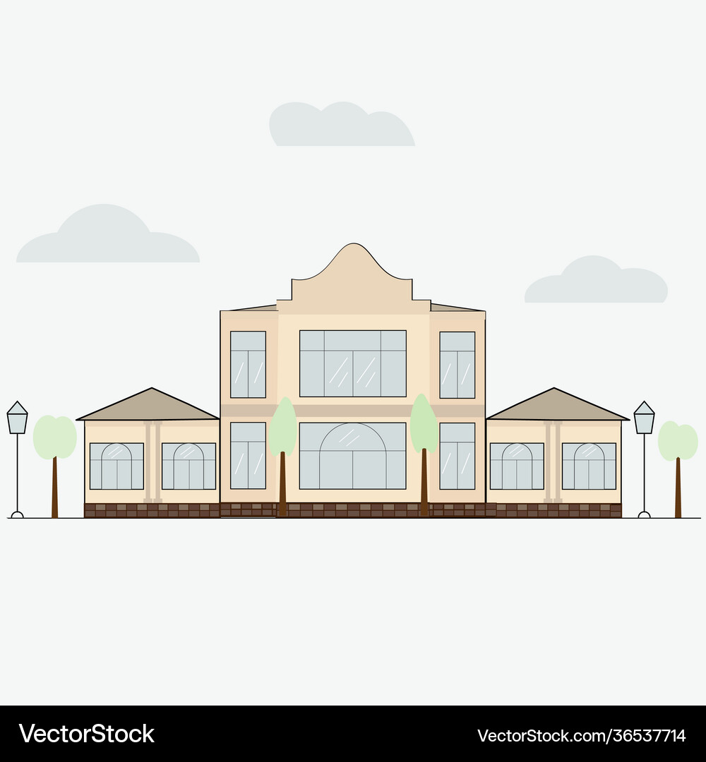 Cottage Royalty Free Vector Image - VectorStock