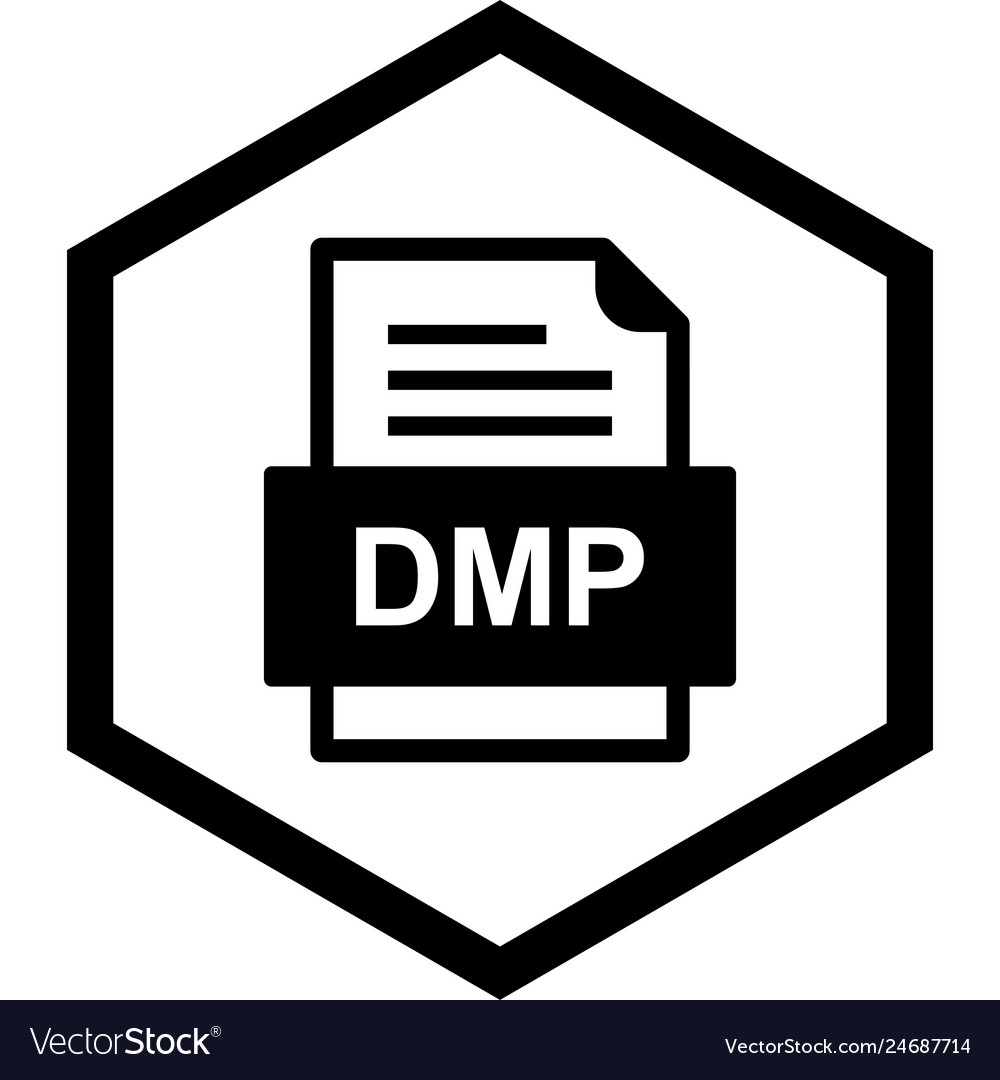 Dmp file document icon