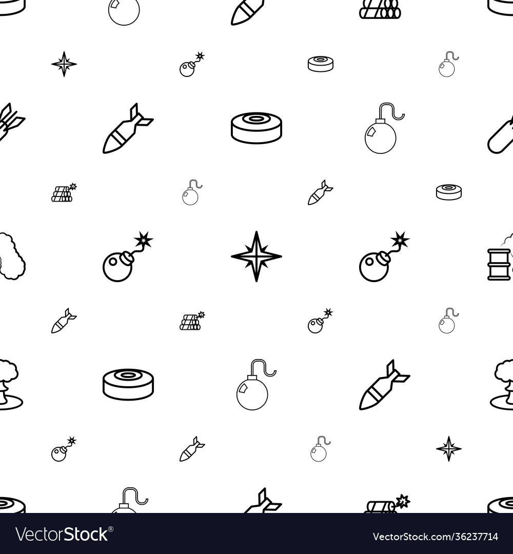 Explode icons pattern seamless white background