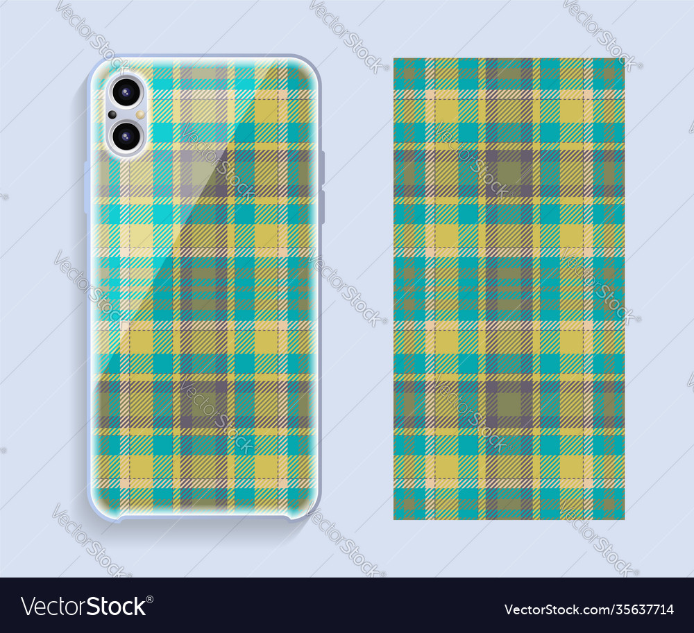 Mobile phone cover design template smartphone