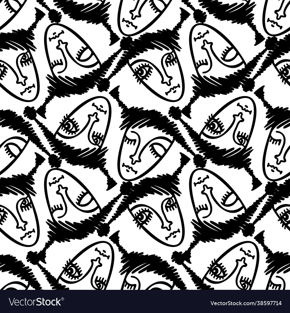 Seamless pattern design vector image Seamless pattern design