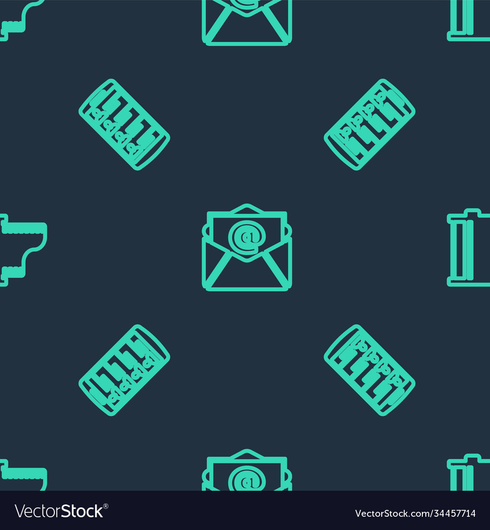 Set line mail and e-mail smartphone with contacts
