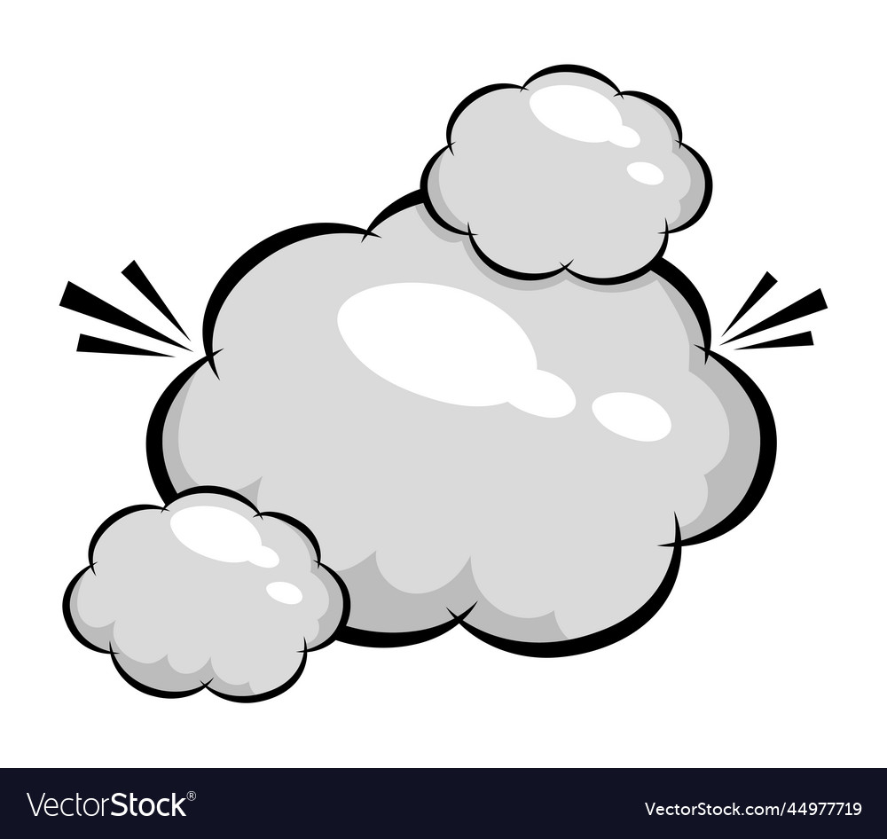 Comic clouds pop art Royalty Free Vector Image