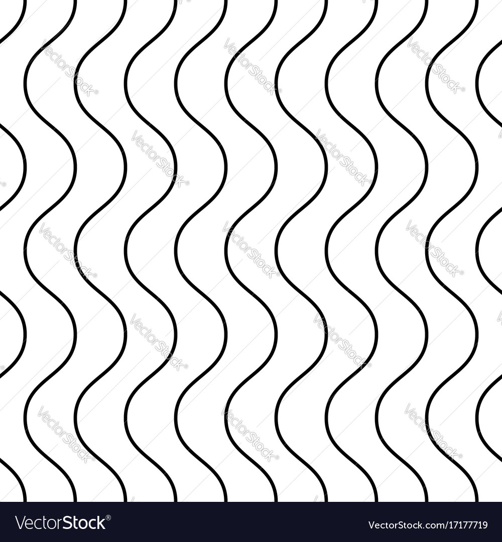 Delicate Wavy Lines Pattern