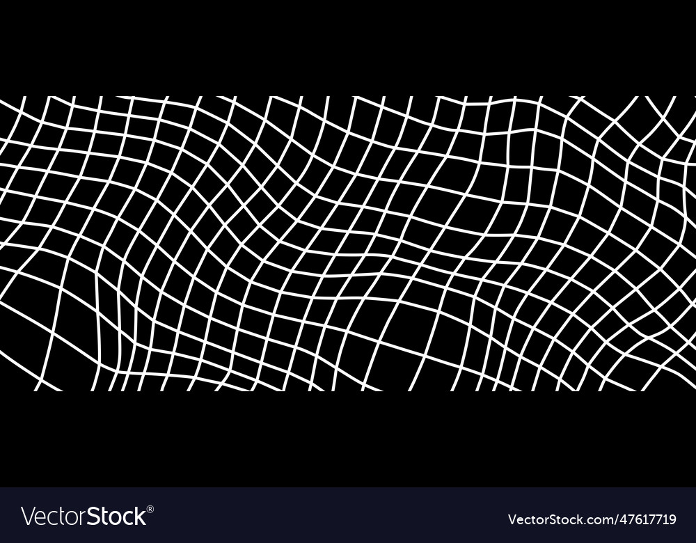 Distorted outline wireframe background abstract