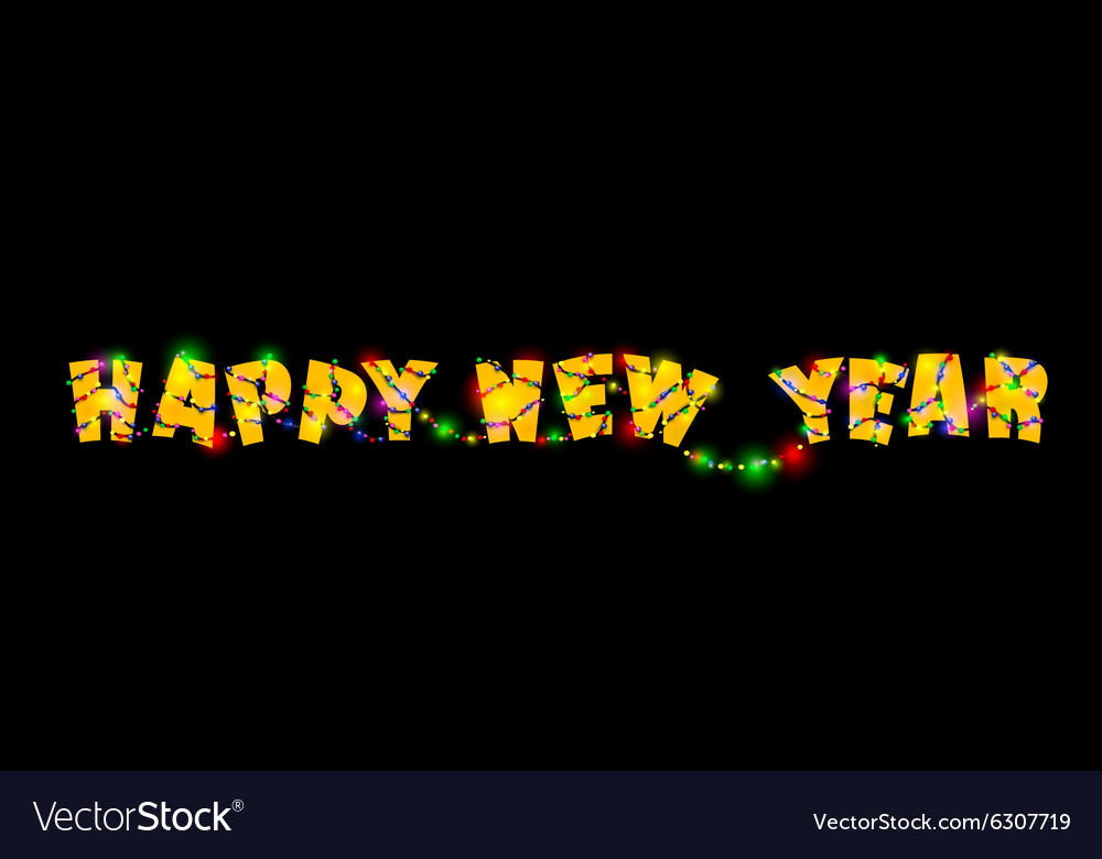 Happy new year card