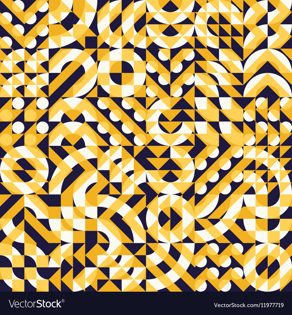 Irregular Geometric Blocks Pattern
