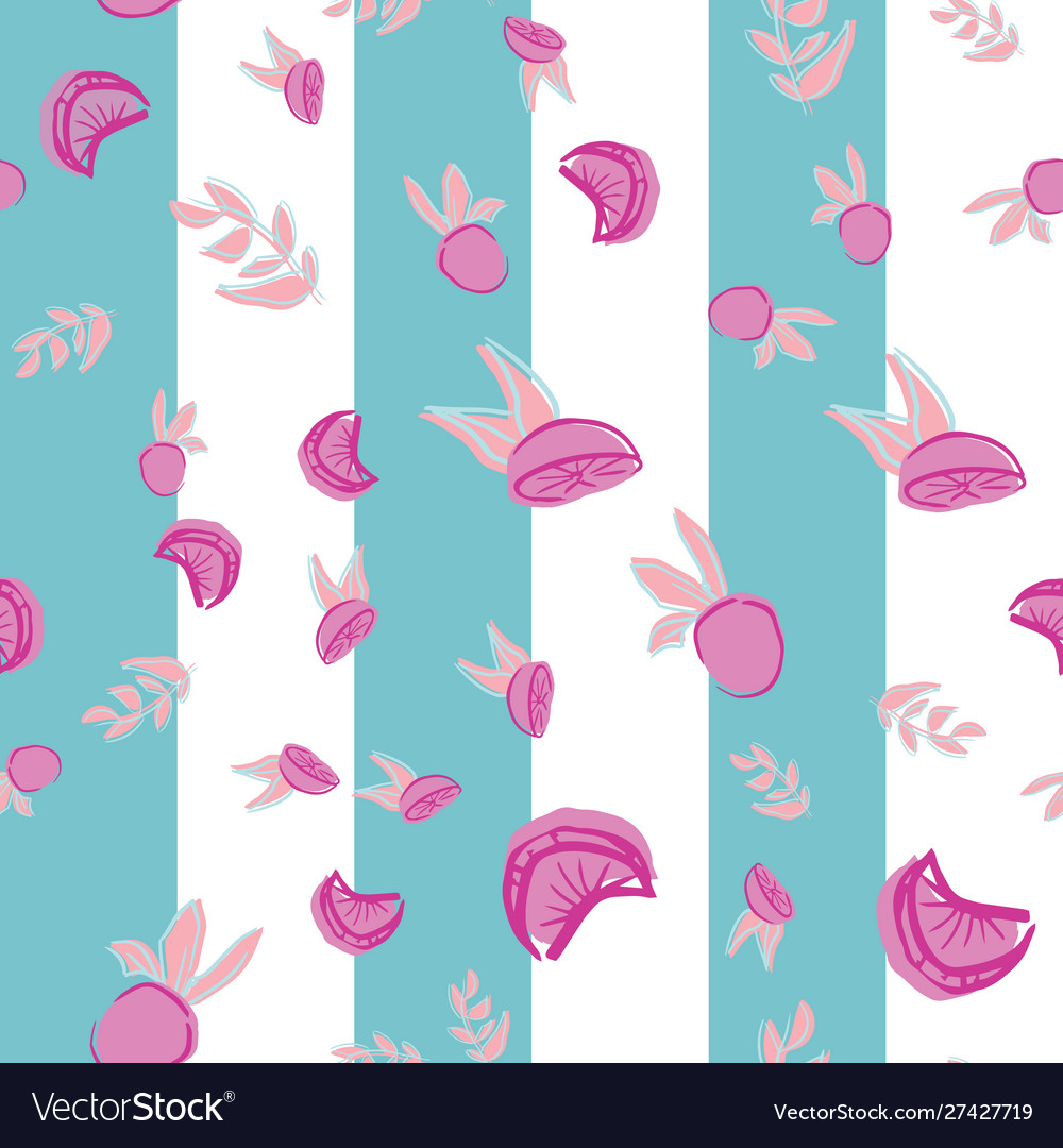 Oranges orange seamless repeat pattern vector image Oranges orange seamless repeat pattern