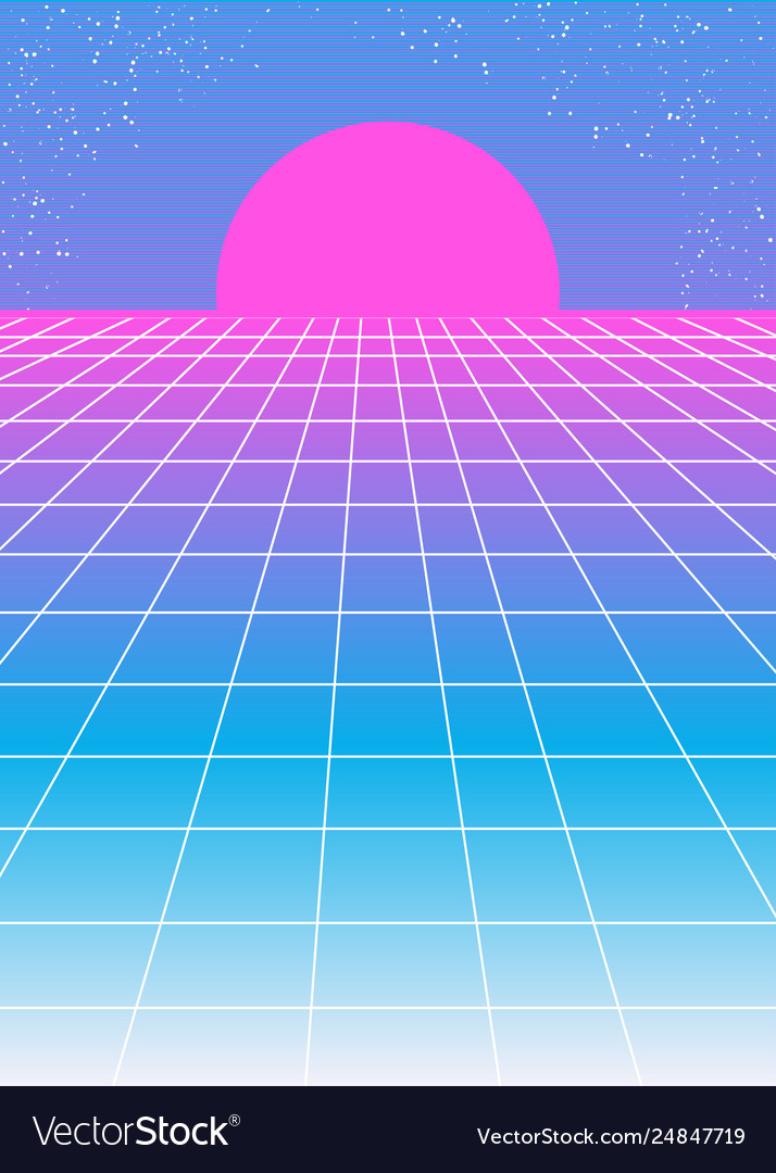 Retro Synthwave Background