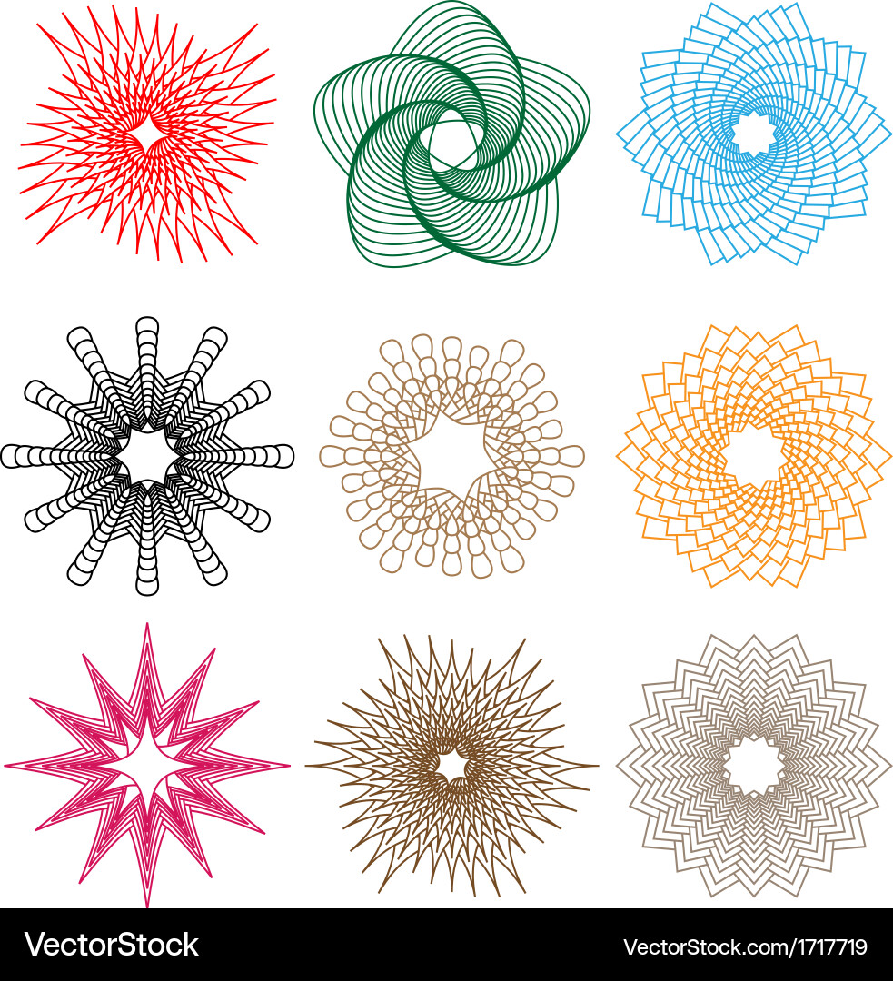 Spirals white Royalty Free Vector Image - VectorStock