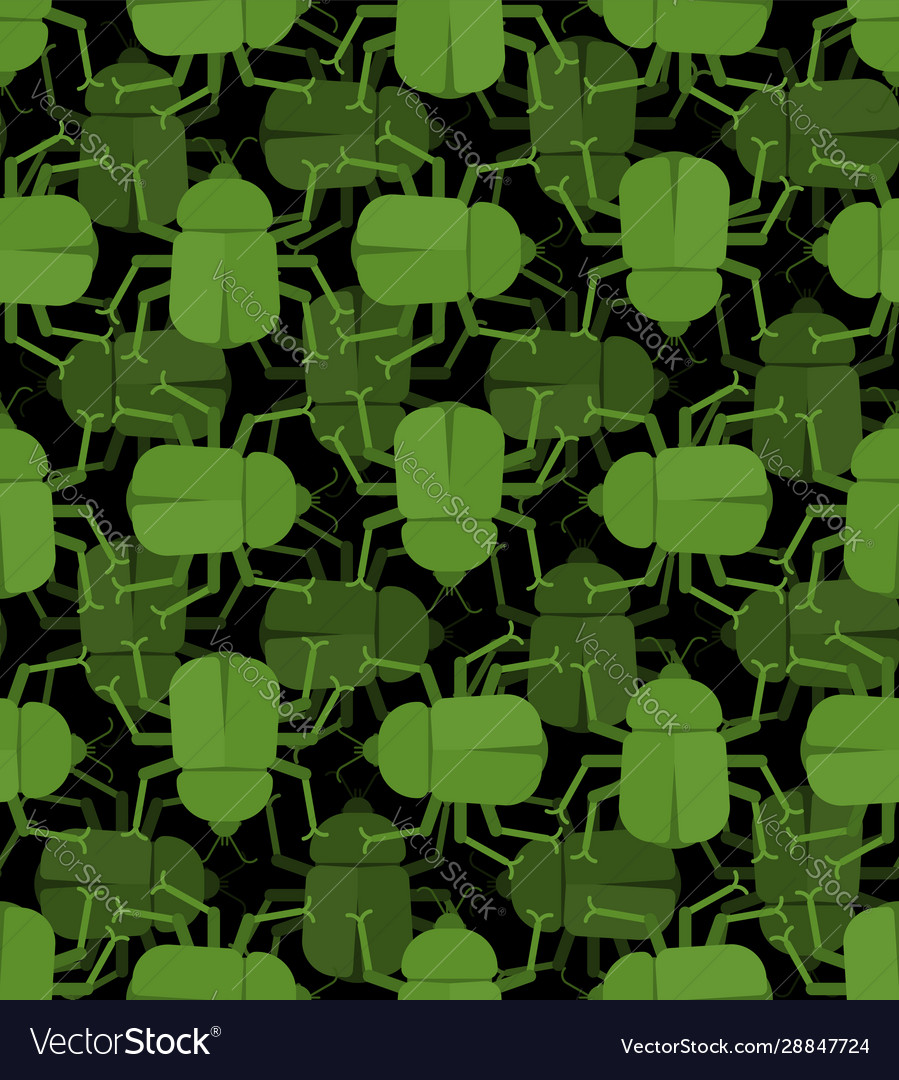 Beetle pattern seamless bug insect background