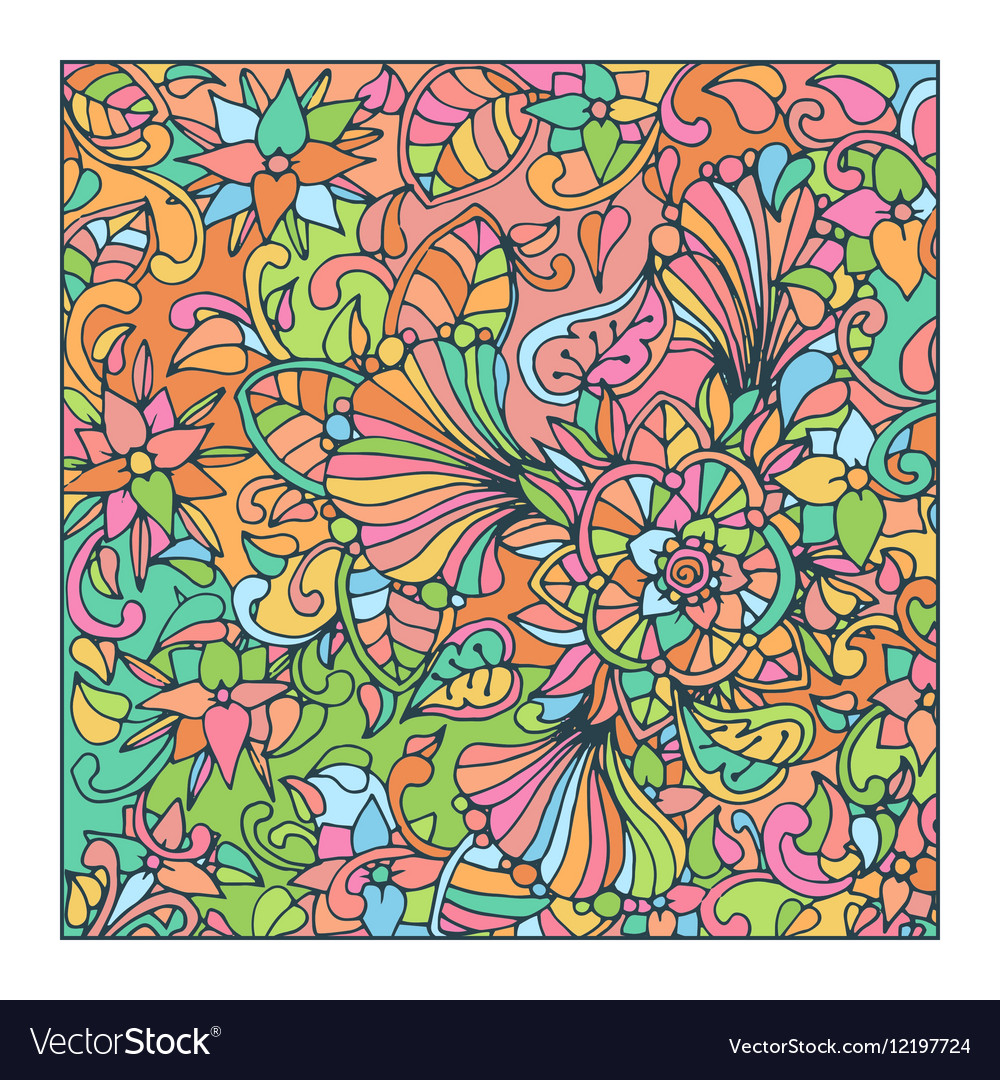 Colorful Mosaic Tile Design Royalty Free Vector Image Colorful Mosaic Tile Design Royalty