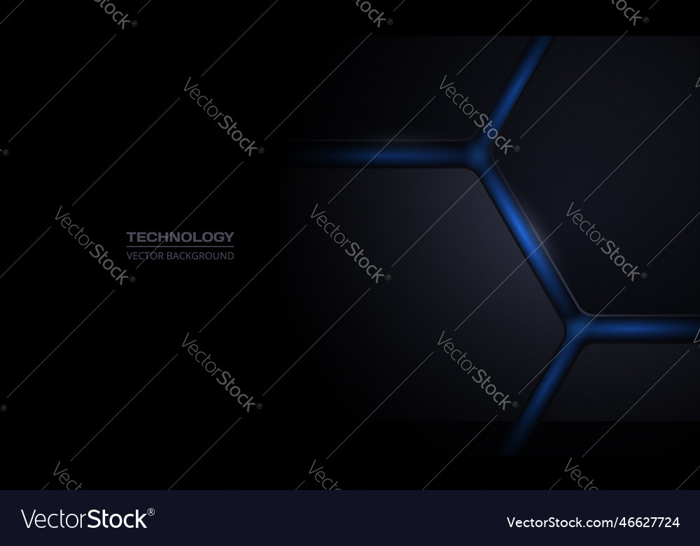 Hexagonal Tech Background