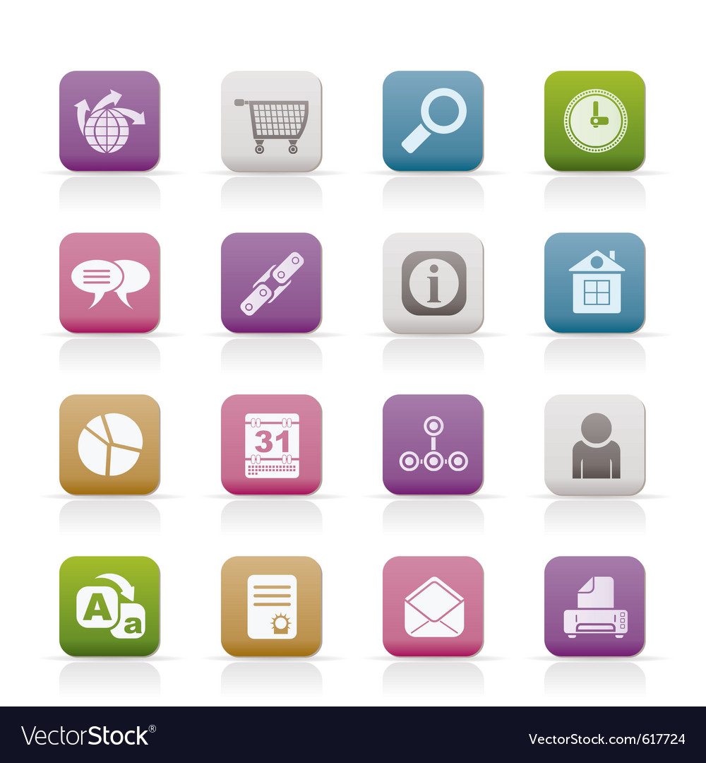 Internet and computer icons
