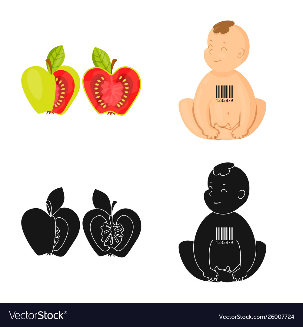 Isolated object test and synthetic logo vector image Isolated object test and synthetic logo
