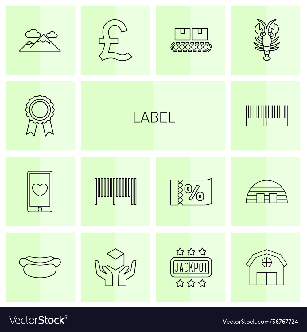 Label icons