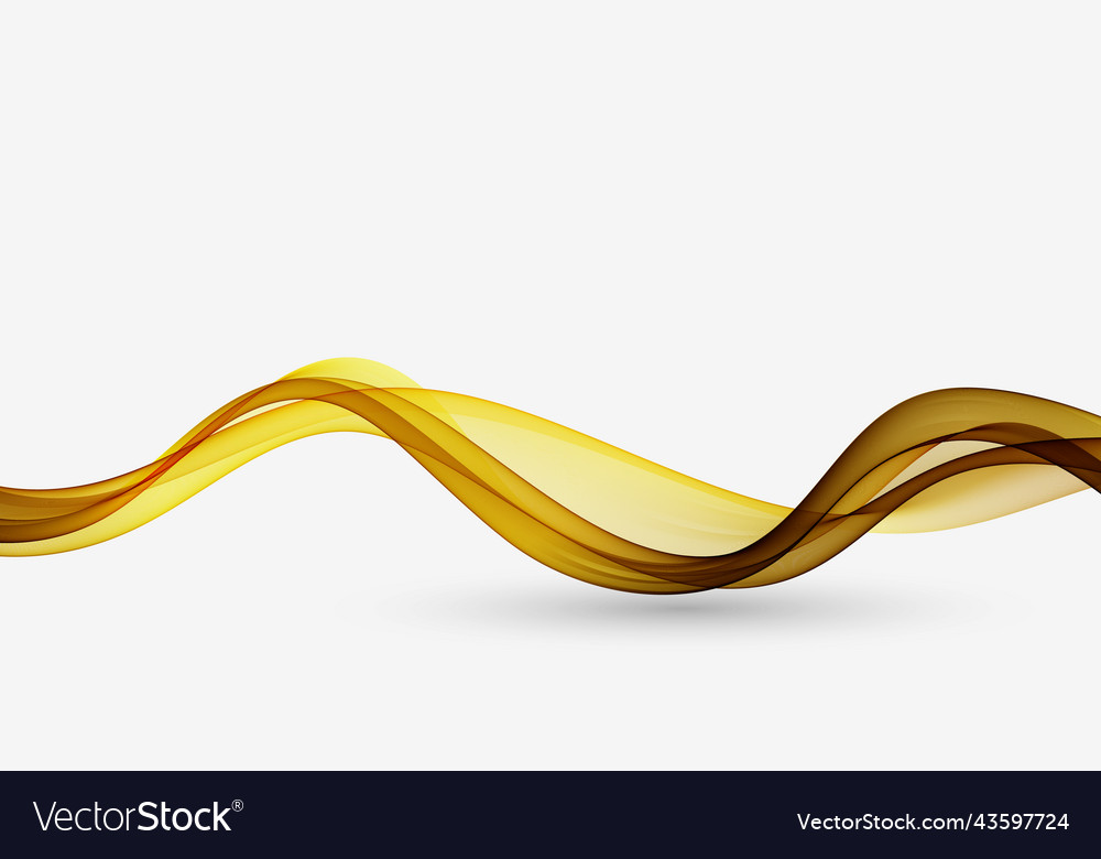 Luxury golden transparent wave background