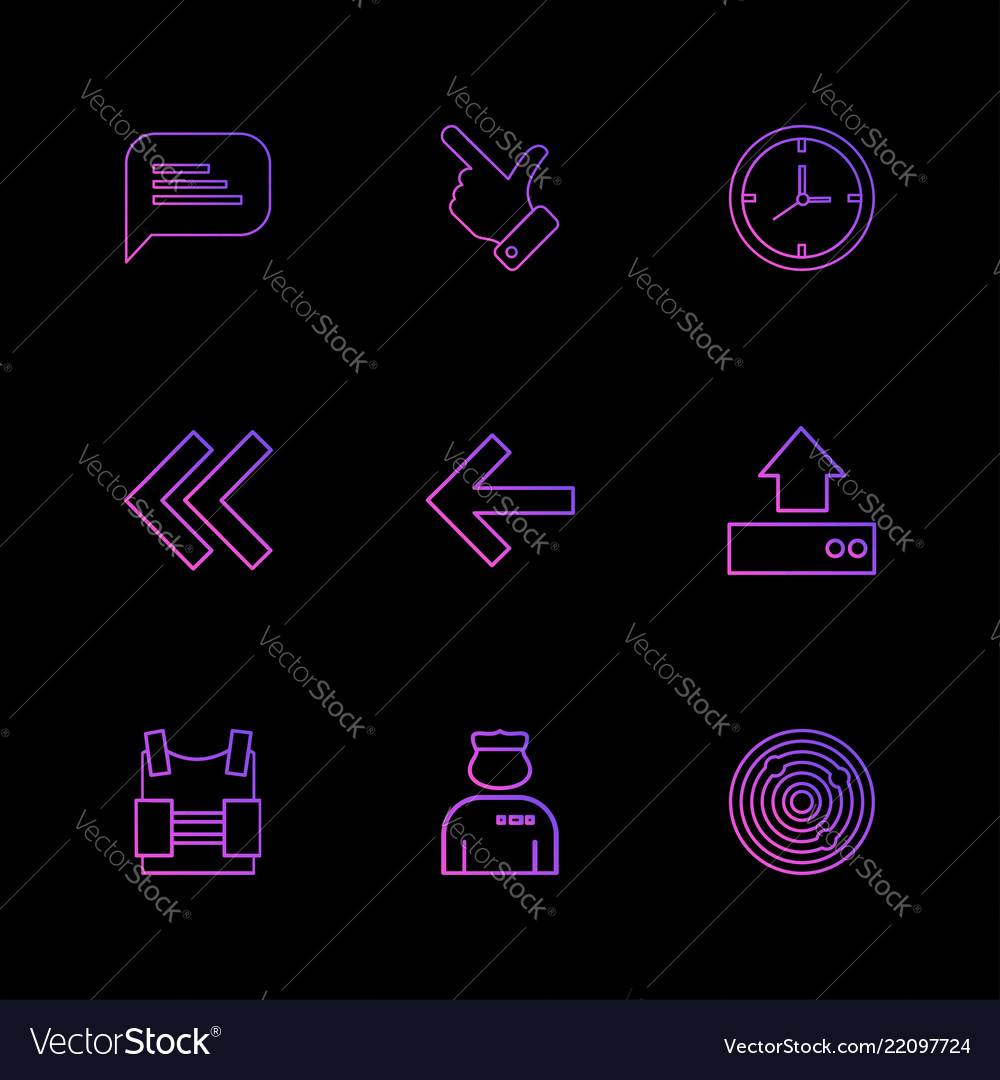 Message like compass left rewind upload bag