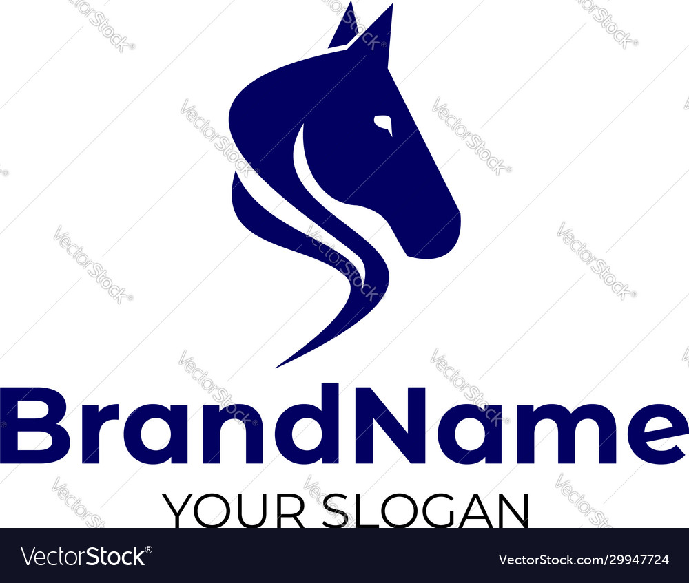 S horse logo design Royalty Free Vector Image - VectorStock