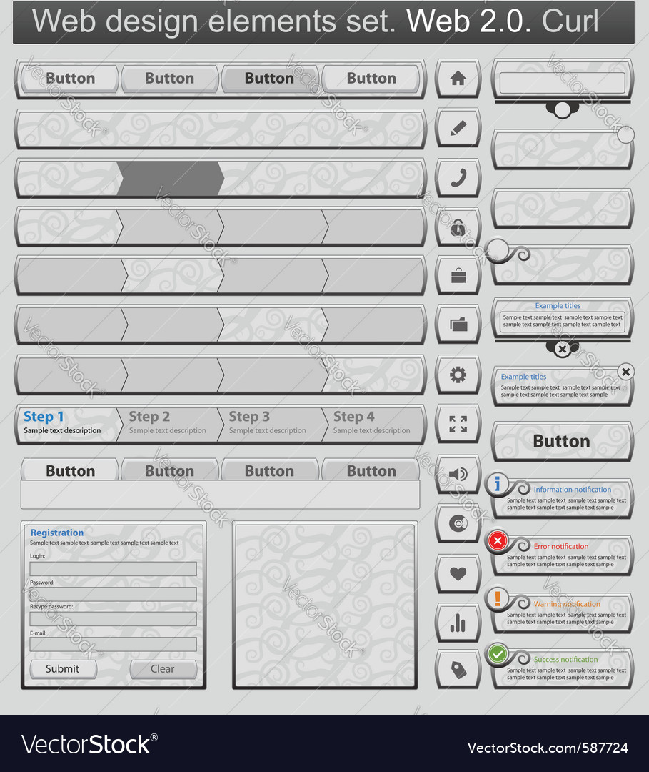 Web design elements